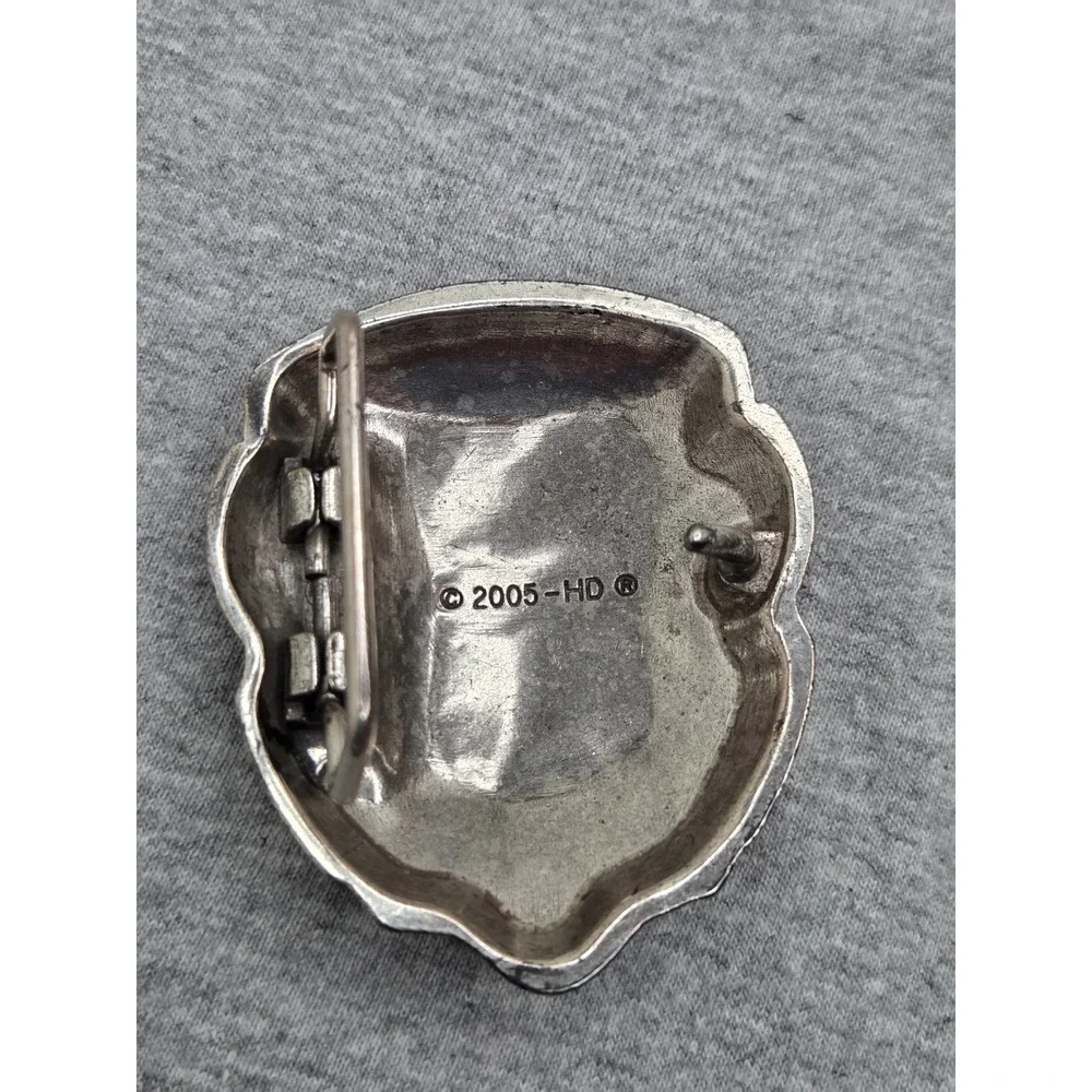 Vintage Rare Harley Davidson Retro Hog 2005 Motorcycle Belt Buckle Biker